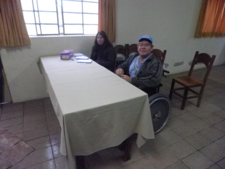 Os tesoureiros: Izaura e José Artur (Pingo)