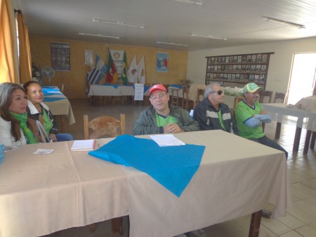 Portaria - diretores da ADEVASB: Izaura, Mariza, José Artur ("Pingo"), Viriato e Luiz Alberto.